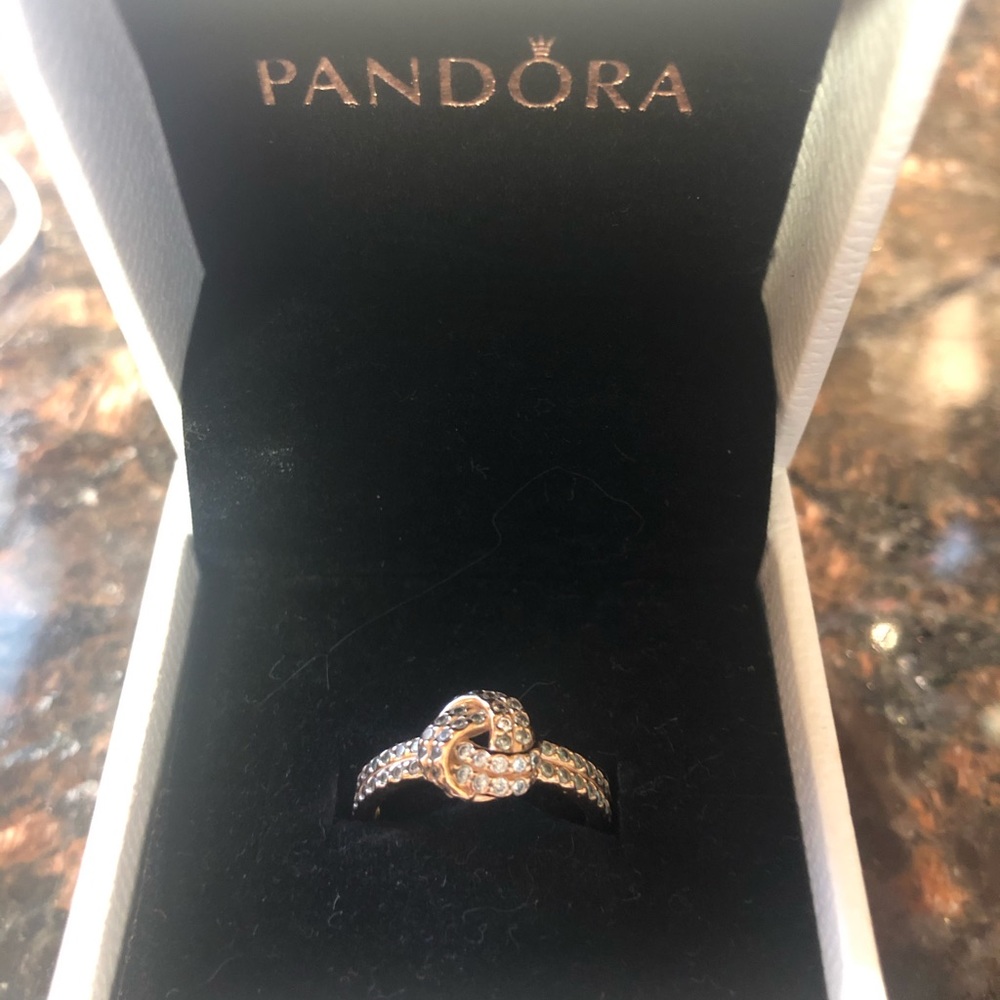 Pandora Rose Gold Love Knot Ring